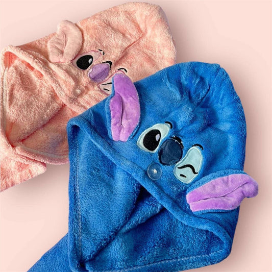 2 Paños de Microfibra Stich para Cabello - Absorbe Rápido y Sin Frizz